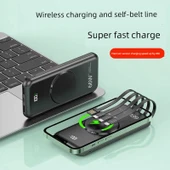 20000mAh Powerbank - Asil Siyah - Gelişmiş Model - 1
