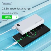 20000mAh Taşınabilir Powerbank - Lacivert 22.5W + 20W Süper Hızlı Şarj - 4