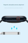 Apple Watch Hızlı Kablosuz Manyetik Şarj Başlığı - Metal Kasa USB - 10