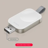 Apple Watch Hızlı Kablosuz Manyetik Şarj Başlığı - Metal Kasa USB - 1