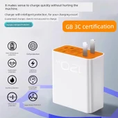 120W Süper Hızlı Şarj Aleti - USB, 120W Şarj Başlığı + 1.5M + 2M (İki Kablo) - 3