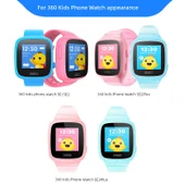 360 Buddy Dragon SE/SE2/SE3/SE2 Plus/SE3 Plus Çocuk Akıllı Saat Kordonu - Po Ayı Kolye Pembe + 2 Temperli Film - 3