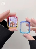 Apple Watch 40mm (4/5/6/SE Nesil) Uyumlu Sarıdan Yeşile Gradyan TPU Kılıf - 5