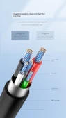 MicroUSB Hızlı Şarj Kablosu - 3m Siyah (Özel Seri) - 10
