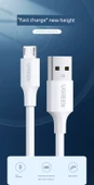MicroUSB Hızlı Şarj Kablosu - 2m Beyaz (Özel Seri) - 5