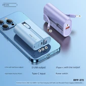 10000mAh Taşınabilir Hızlı Şarj Powerbank - Mavi - 8