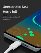 Micro USB Hızlı Şarj Data Kablosu - 2 Metre - Beyaz (2 Adet) thumbnail 2