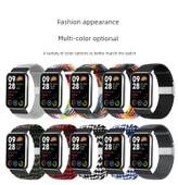 Xiaomi Mi Band 8 Pro Uyumlu Elastik Örgü Kordon - Yıldız Işığı Siyah - 10