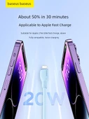 USB-C Lightning Kablosu - İki Adet Nebula Moru 1.2m Çift C Port iPhone 15 - 2