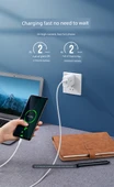 MicroUSB Hızlı Şarj Kablosu - 1m Beyaz - 6