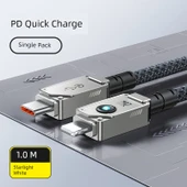 iPhone 15/16 Uyumlu Hızlı Şarj Kablosu - Yıldız Beyazı 1m PD20W - 1