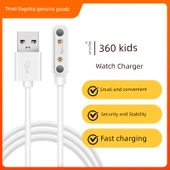 360 Çocuk Saati Manyetik Şarj Kablosu ve Şarj Başlığı - 8X/9X/10X/11X - Beyaz - 3