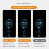 Honor Magic7/Pro 100W Süper Hızlı Şarj Aleti ve 1m 6A Kablo - 3