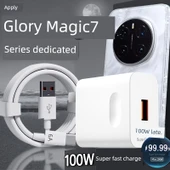 Honor Magic7/Pro 100W Süper Hızlı Şarj Aleti ve 1m 6A Kablo - 1