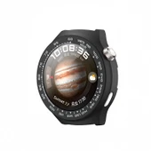 Huawei Watch4 Pro Koruyucu Kılıf Li Shi Kırmızı Desenli Siyah - 6