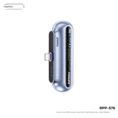 2500mAh iPhone Şarjlı Powerbank - Sedef Mavi - 1