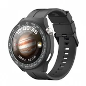 Huawei Watch4 Pro Koruyucu Kılıf Li Shi Kırmızı Desenli Siyah - 9
