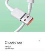 100W Süper Hızlı Şarj USB-A - Type-C Kablo - 10