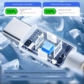 100W Süper Hızlı Şarj USB-A - Type-C Kablo - 4