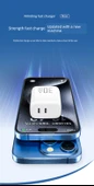 30W GaN Çift USB-C PD Hızlı Şarj Aleti - Yıldız Beyazı + 1.0m USB-C Kablo (iPhone 15-16) - 5