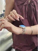 Xiaomi Mi Band 5/NFC Bileklik - Şeffaf Kasa - Altın - 4