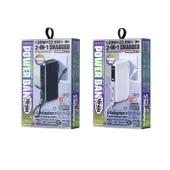 10000mAh Taşınabilir Şarj Aleti - Dahili Kablolu - Yunyanmi - 6
