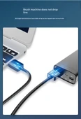 Çift Başlıklı USB 3.0 Data Kablosu - 0.25 Metre - Siyah - 8