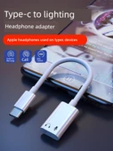 Apple - Type-C Adaptör - Kulaklık + Arama + Mikrofon + Kablo Kontrolü - 4