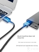 Çift Başlıklı USB 3.0 Data Kablosu - 0.25 Metre - Siyah - 3