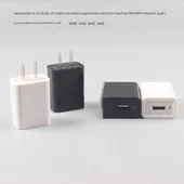 Renk Değiştiren Lambalı 5V1A Şarj Başlığı - 5V1A Başlık + 1m Düz Apple Şarj Kablosu - 4