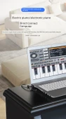 3'ü 1 Arada Type-C/Lightning/Micro USB MIDI Kablosu - Siyah - 1 Metre - 11