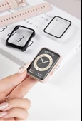 Huawei FIT2 Uyumlu Fildişi Beyazı PC Entegre Saat Kılıfı - 9