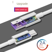 Android Hızlı Şarj Kablosu - 1.5m (1 Alana 1 Hediye) - 2