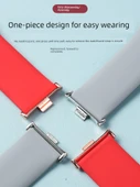 Xiaomi Bileklik 8 Pro NFC Tek Tokalı Yumuşak Silikon Kordon - Beyaz - 3