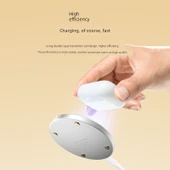 Apple AirPods Pro ve Telefon için 15W Kablosuz Şarj Aleti - 5
