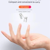 USB - Type-C Hızlı 3.0 Adaptör - Gümüş - 4