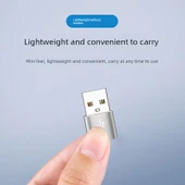 Type-C - USB Hızlı Dönüştürücü - Gümüş Beyaz - 2 Adet - 3