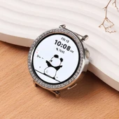 Huawei GT4 41mm Rose Gold Elmas Görünümlü Koruyucu Kılıf - 3