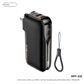 10000mAh Taşınabilir Hızlı Şarj Powerbank - Siyah - 1