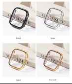 Apple Watch S3/2/1 42mm Rose Gold Elektrokaplama Yarım Kasa - 10