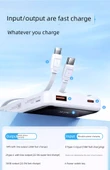 20000mAh Taşınabilir Hızlı Şarj Powerbank - Gece Siyahı - 22.5W - 11