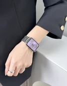 Xiaomi Bileklik 9Pro Metal Kordon - Üç Sıralı Siyah Paslanmaz Çelik - 9