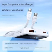 20000mAh Taşınabilir Hızlı Şarj Powerbank - Gece Siyahı - 22.5W - 5