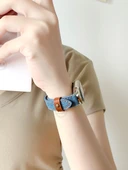 Xiaomi Mi Band 9/NFC Zımbalı Kot Kordon ve Nötr Şeffaf Kılıf - Parlak Siyah (2 Film) - 2