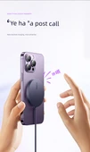 20W PD Şarj Başlıklı Manyetik Kablosuz Şarj Aleti - Cool Siyah - 9
