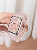 Xiaomi Bracelet 8Pro Gümüş Konnektörlü Kayış - Pirinç Beyazı ve Açık Pudra - 4