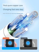 Oppo 100W Süper Hızlı Şarj Aleti - 100W Başlık + 1.5 Metre Düz Kablo - 5