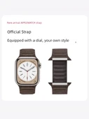 Apple Watch S10 46mm Sarı Kanvas Kordon - 6