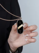 Xiaomi Mi Band 9/8 Uyumlu Kolye Askısı - Gümüş - Konnektörlü + 2 Film - 5