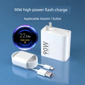 Redmi Turbo 3 için 90W Turbo Şarj Aleti - 90W Hızlı Şarj Başlığı + 2 Metre Kablo [2] - 4